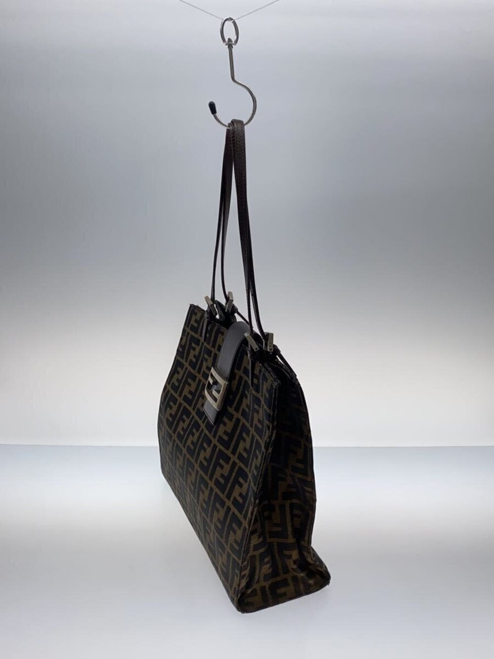 Fendi Shoulder Zucca Bag Black